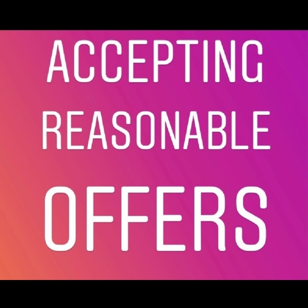 Reasonable offers are Accepted !!!